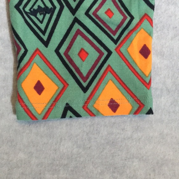 LULAROE Aztec Design Fun Cheerful Buttery Soft Comfy Stretch Leisure Leggings - Picture 5 of 11